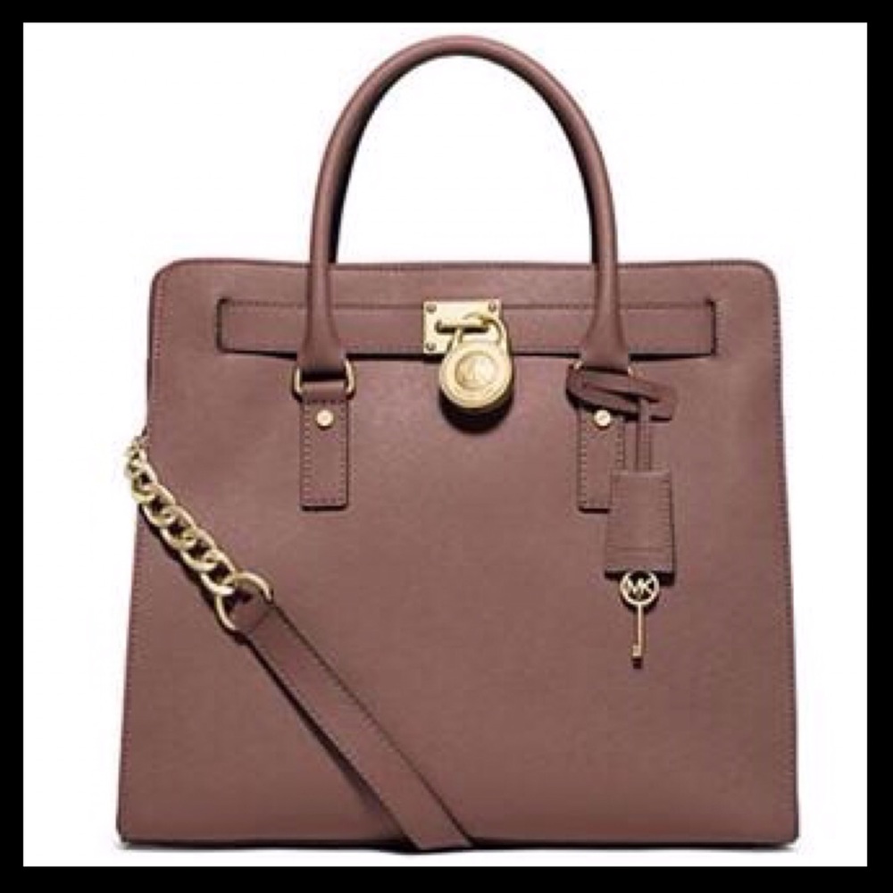 MICHAEL KORS HAMILTON LARGE NORTH SOUTH TOTE NWOT - Picture 1 of 12